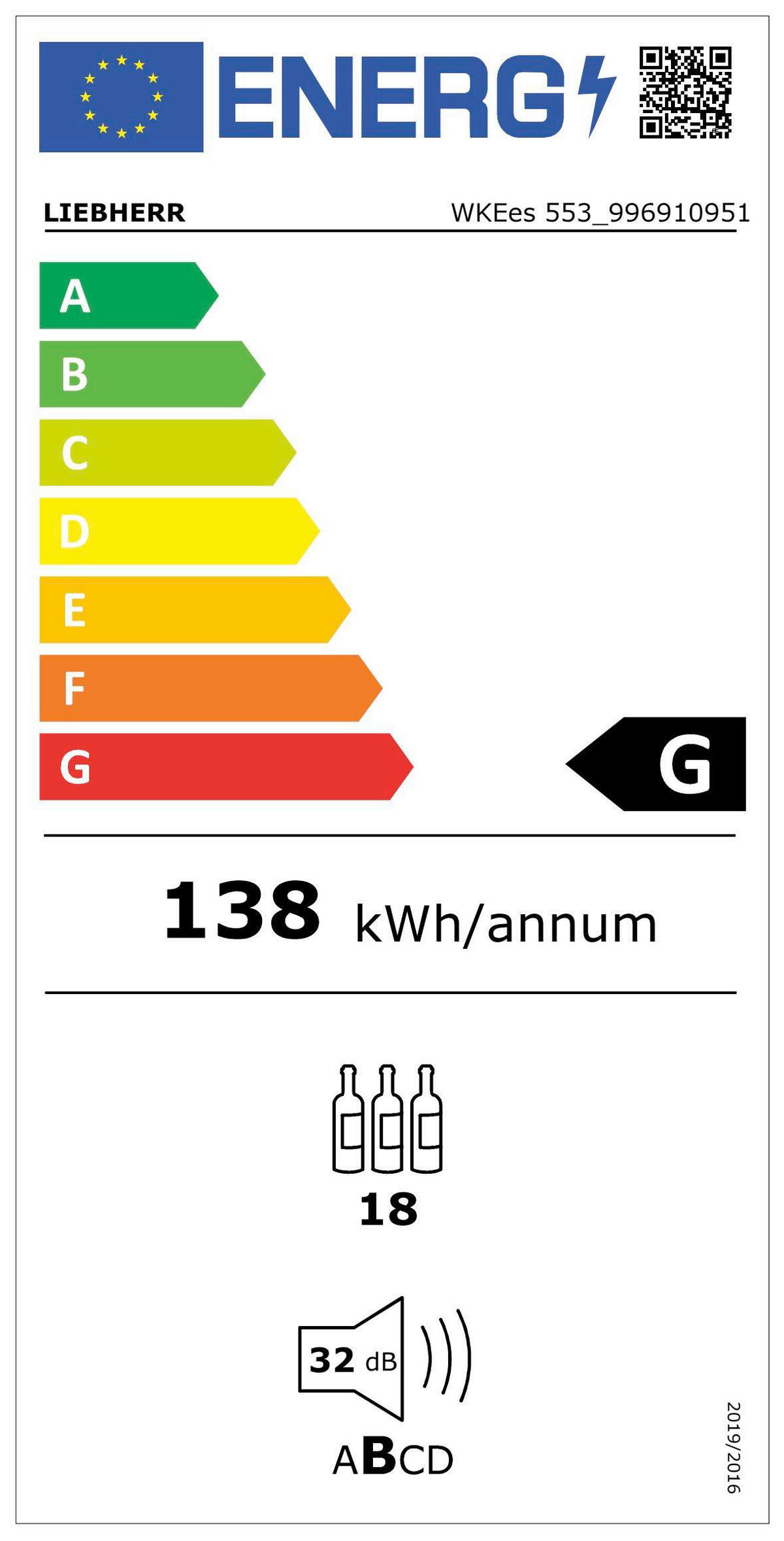 WEINKÜHLSCHRANK WKEes 553  - Edelstahlfarben, Basics, Metall (59,1/45,5/52,2cm) - Liebherr