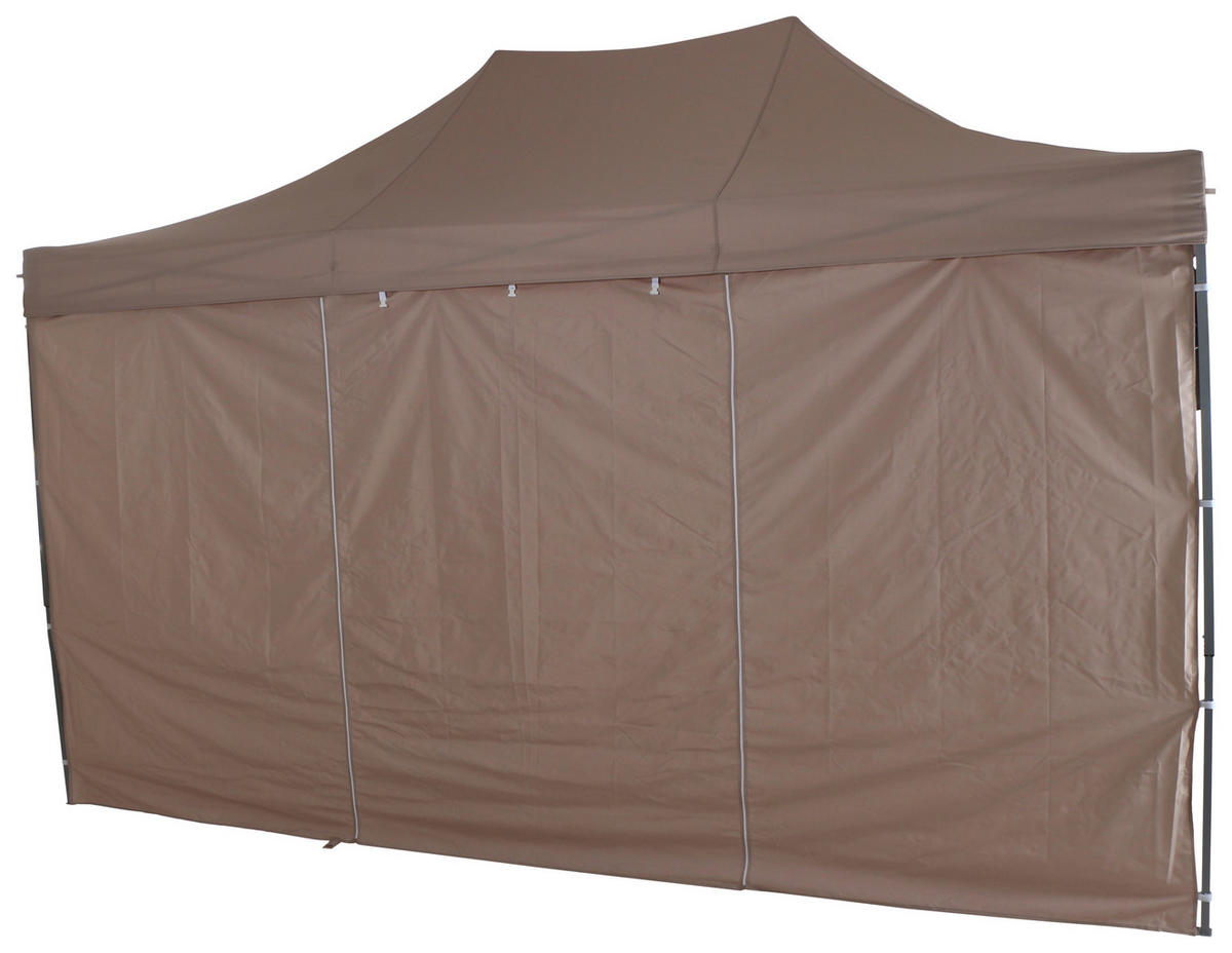 PAVILLON 450/330/300 cm   - Taupe, KONVENTIONELL, Textil/Metall (450/330/300cm) - Siena Garden