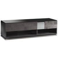 TV-SZEKRÉNY 170/50/53 cm  - fekete, Lifestyle, faalapú anyag/fa (170/50/53cm) - Novel