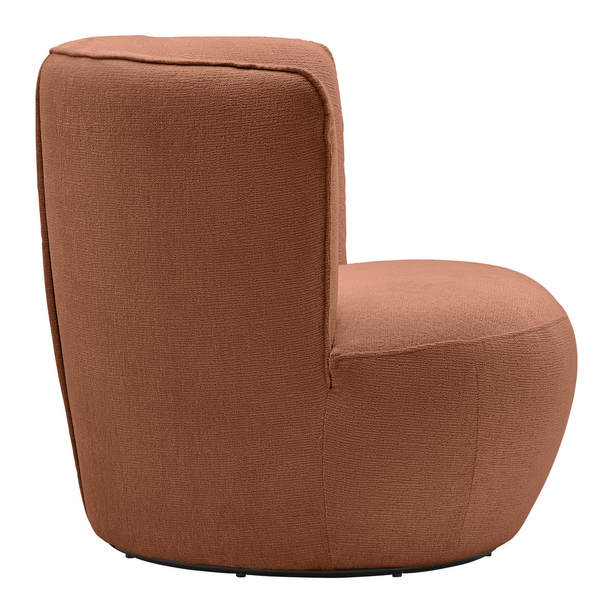 FÅTÖLJ i textil kopparfärgad  - svart/kopparfärgad, Modern, metall/textil (77/81/85cm) - MID.YOU