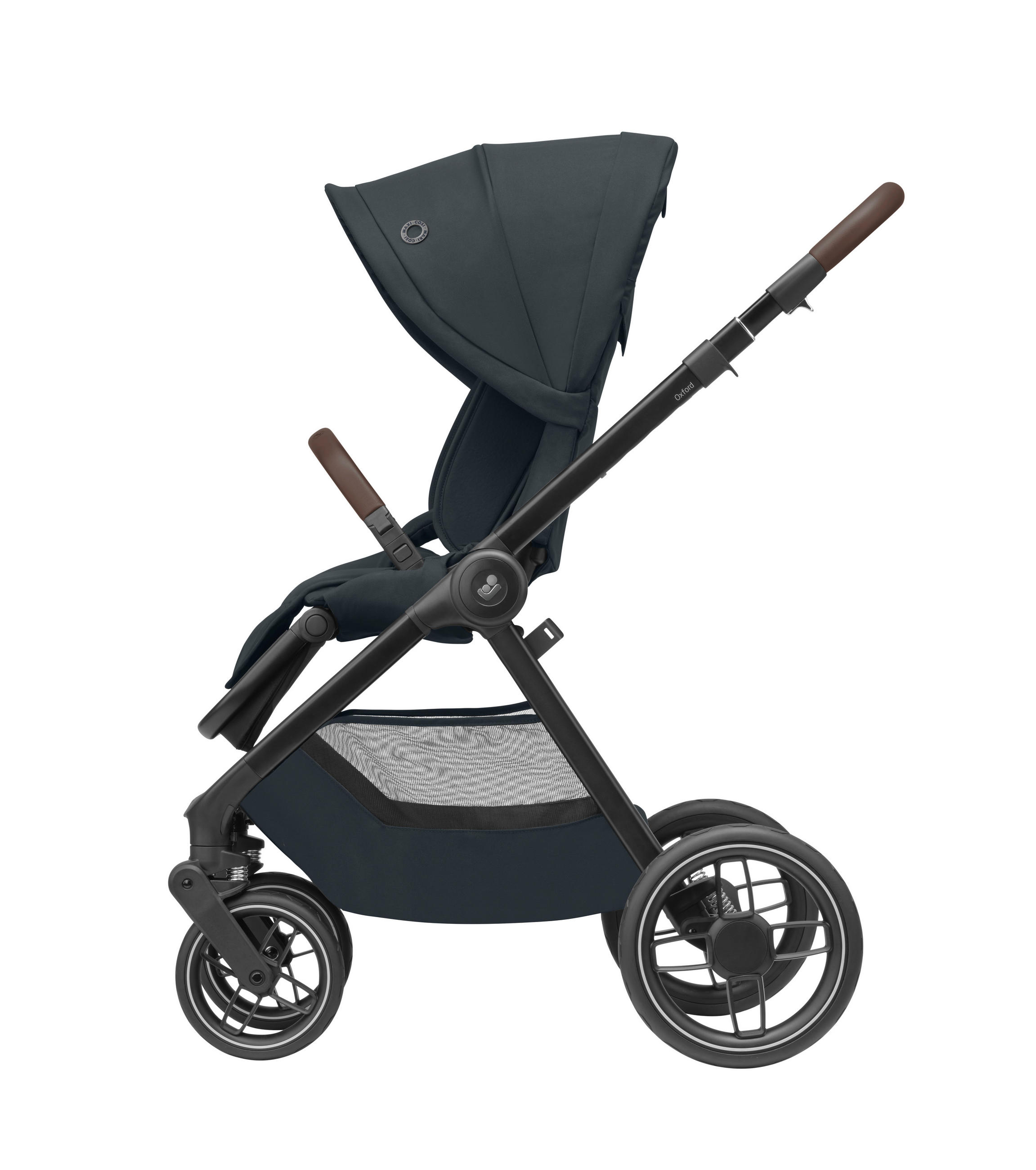 BARNVAGN Oxford  - mörkgrå/svart, Basics, metall/textil (58/110/95,5cm) - Maxi Cosi Pro