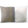 ZIERKISSEN   40/8/60 cm  - Graubraun, KONVENTIONELL, Textil (40/8/60cm) - Novel