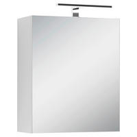 SPIEGELSCHRANK 50/60/20 cm  - Weiß, MODERN, Glas/Holzwerkstoff (50/60/20cm) - MID.YOU