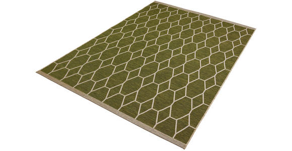 OUTDOORTEPPICH 123/180 cm Olea Olivgrün  - Olivgrün, Trend, Textil (123/180cm) - Dieter Knoll
