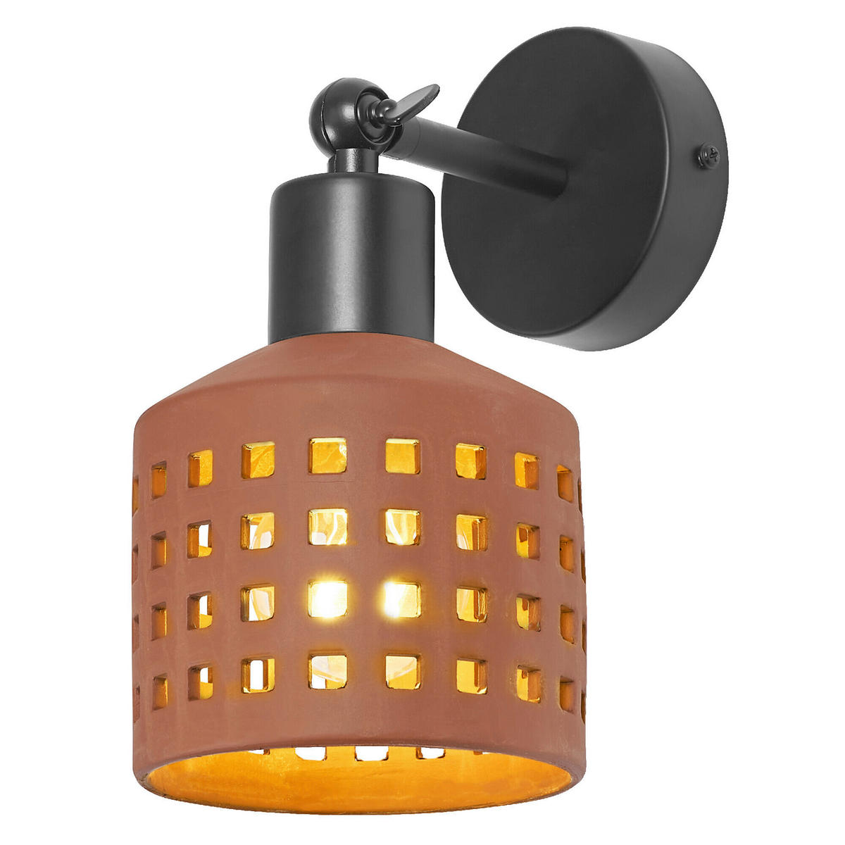 STRAHLER 12.5/16.8/23.2 cm   - Braun, Basics, Keramik/Metall (12.5/16.8/23.2cm) - Osram