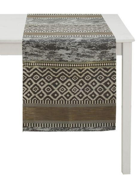TISCHLÄUFER Kitami 45/140 cm  - Anthrazit, Basics, Textil (45/140cm) - Ambiente