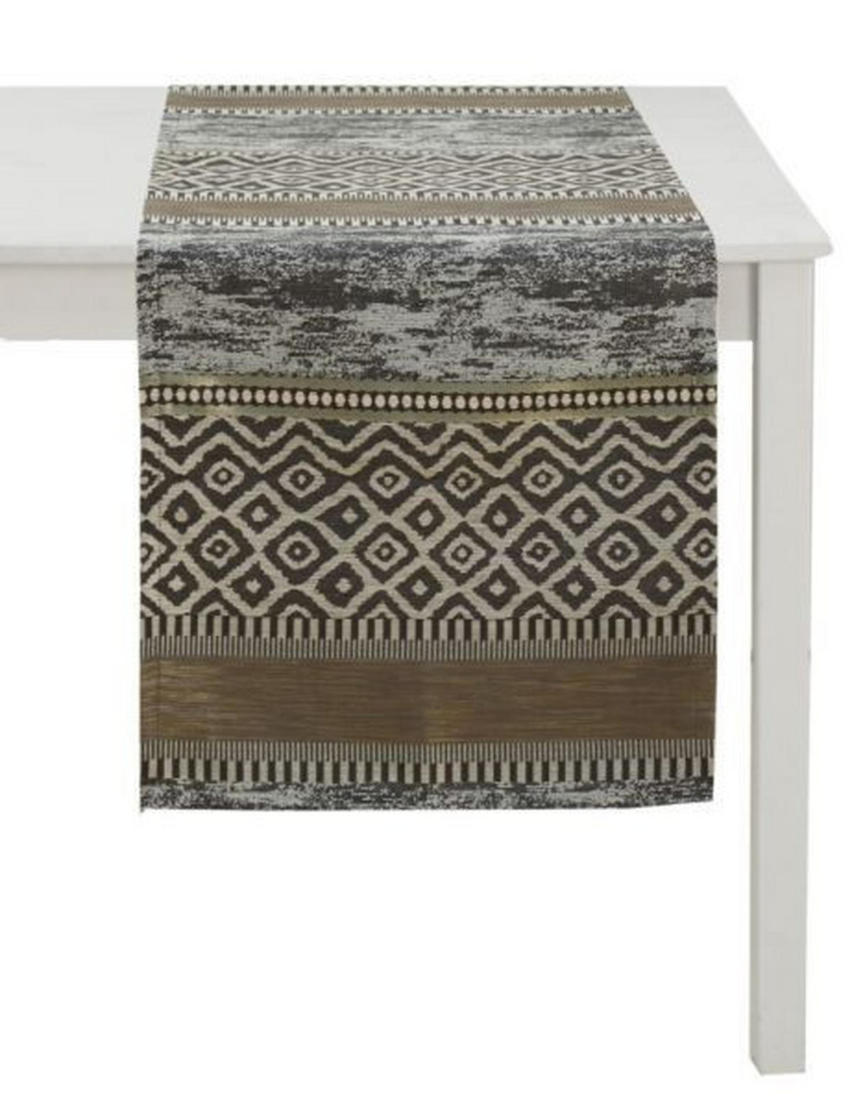 TISCHLÄUFER Kitami 45/140 cm  - Anthrazit, Basics, Textil (45/140cm) - Ambiente