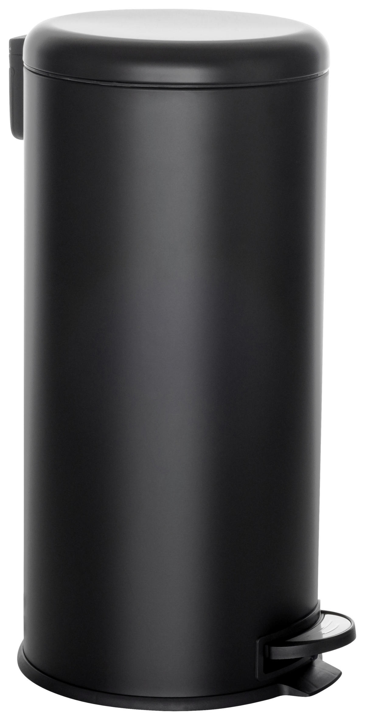 ABFALLSAMMLER 30 l  Metall  - Schwarz, Basics, Kunststoff/Metall (30/63,5/30cm) - MID.YOU
