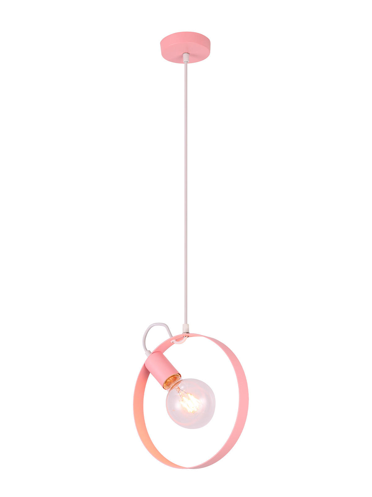 PENDELLAMPA Nexo 3/25/100 cm  - pink, Trend, metall (3/25/100cm)