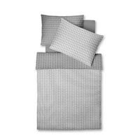 ÁGYNEMŰHUZAT-GARNITÚRA 220/200 cm  - világosszürke/kékesszürke, Basics, textil (220/200cm) - Fleuresse