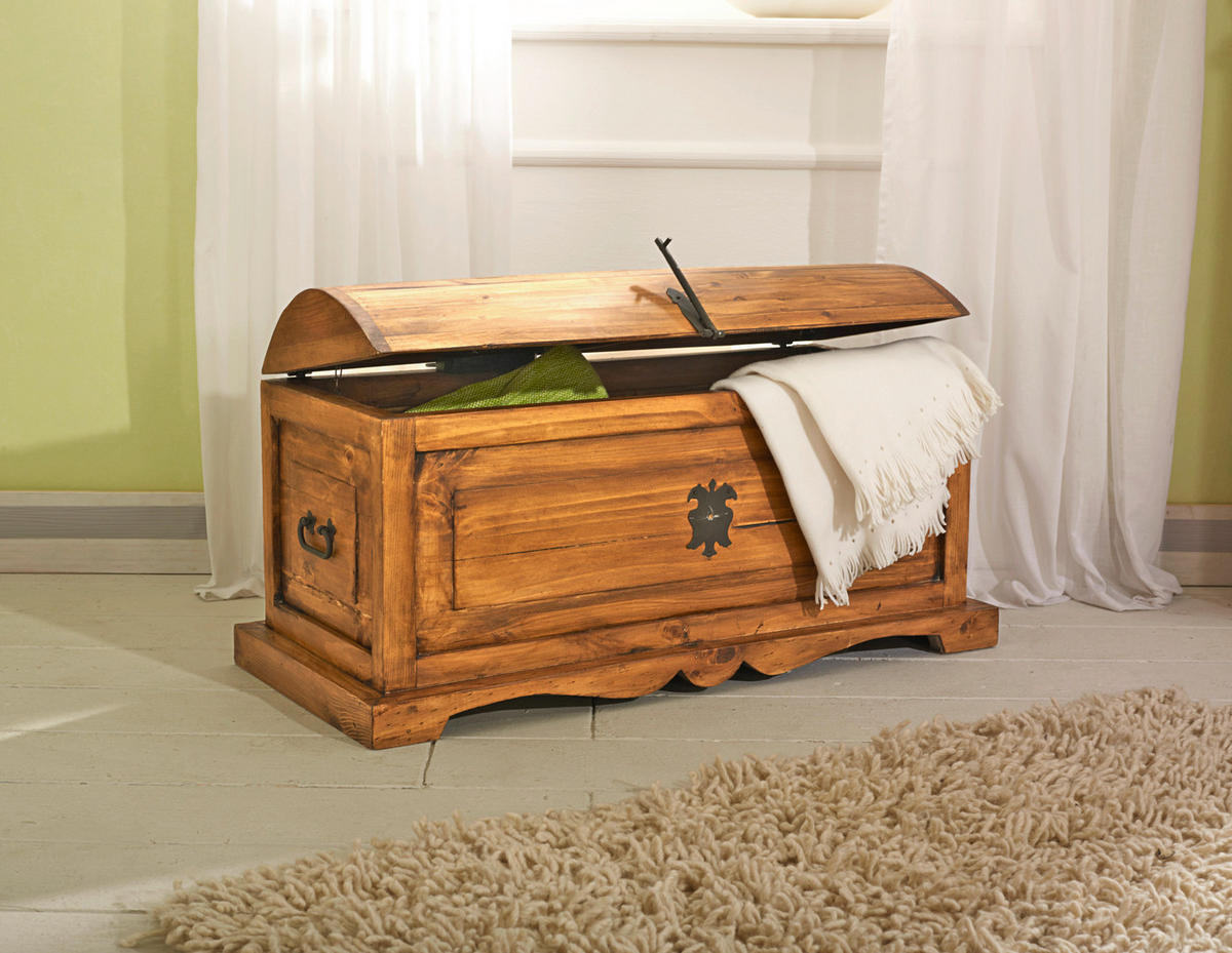 LÁDA 100/50/44 cm ​ - mandulafenyő színű, Lifestyle, fa (100/50/44cm) - Landscape