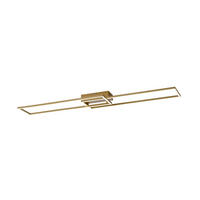 LED SVJETILJKA STROPNA  - boje mjeda, Design, metal/plastika (110,5/25,2/7,2cm)