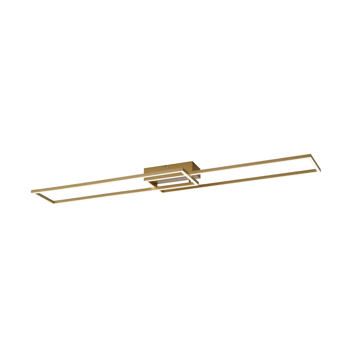 LED SVJETILJKA STROPNA  - boje mjeda, Design, metal/plastika (110,5/25,2/7,2cm)