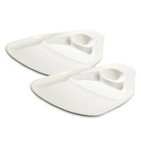 STEAKTELLERSET BBQ Passion 2-teilig  - Creme, Basics, Keramik (30/29cm) - Villeroy & Boch