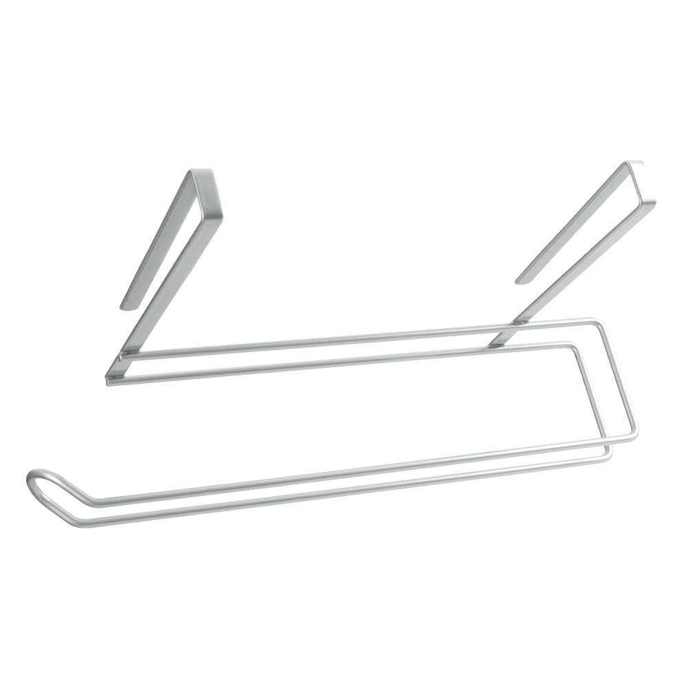 SUPORT ROLĂ DE BUCĂTĂRIE - gri, Basics, metal (35/18/10cm)