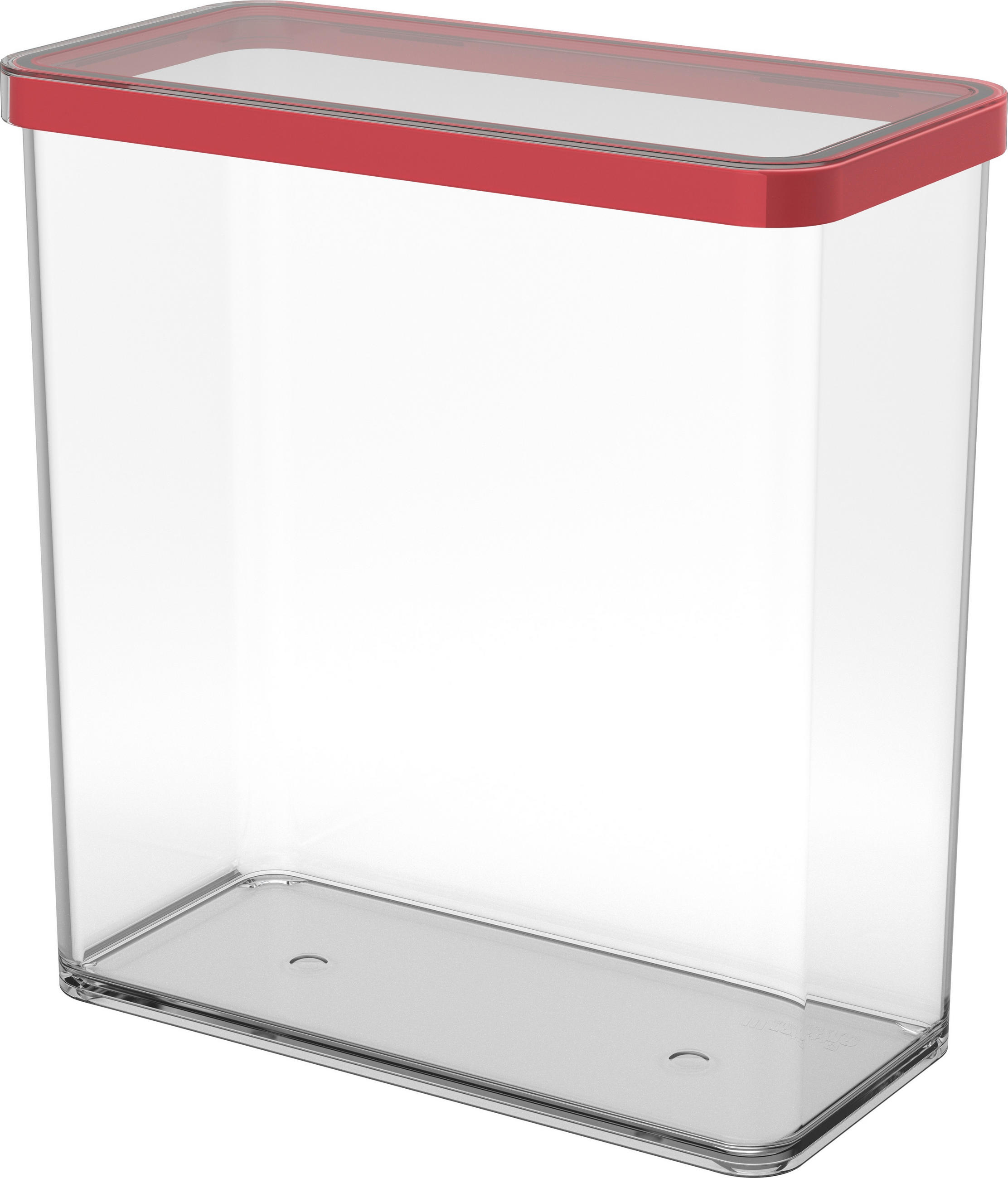 POSODA ZA SHRANJEVANJE     20/10/21,4 cm         - rdeča/modra, Basics, umetna masa (20/10/21,4cm) - Rotho