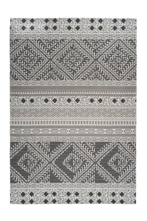 VENKOVNÍ KOBEREC, 160/230 cm, krémová, šedohnědá - krémová/šedohnědá, Trend, textil/plast (160/230cm)