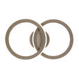 LED-DECKENLEUCHTE Velora 53,5/33/9,3 cm  - Sandfarben, Design, Kunststoff/Metall (53,5/33/9,3cm) - Dieter Knoll