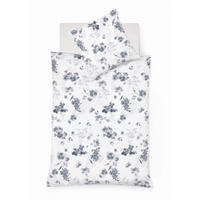 BETTWÄSCHE Provence Cassis Leinenoptik 135/200 cm  - Grau, Basics, Textil (135/200cm) - Fleuresse