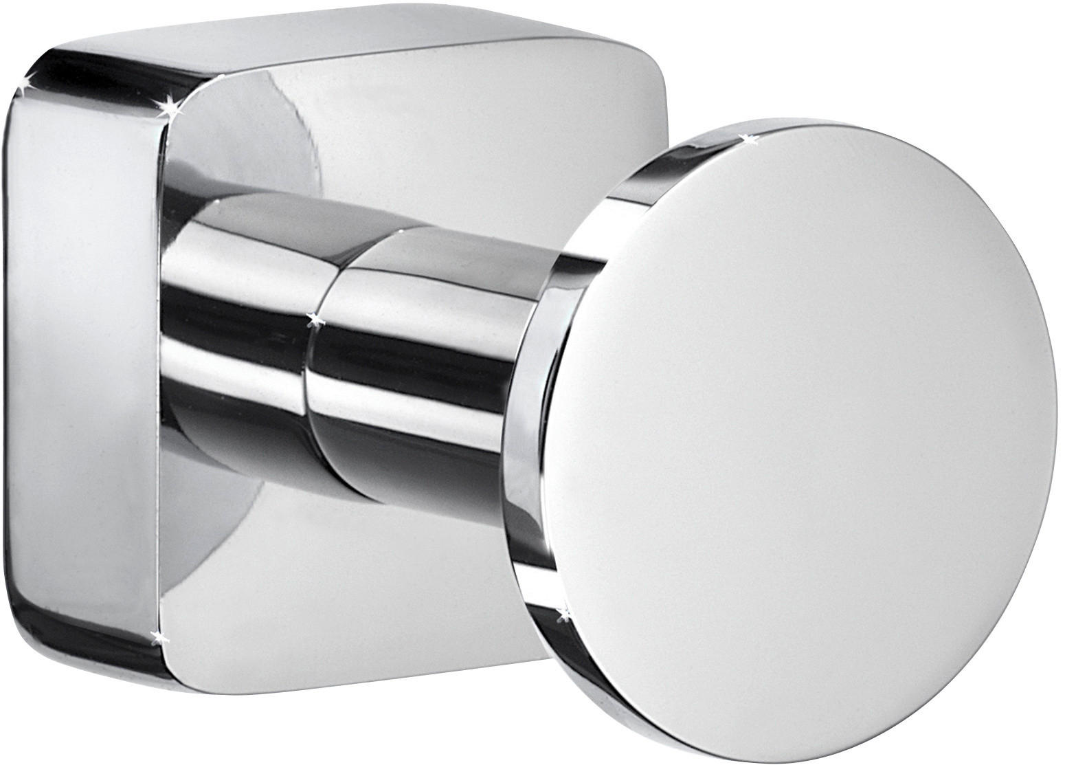 HANDTUCHHALTER 1,8/1,8/2,5 cm  - Chromfarben, Basics, Metall (1,8/1,8/2,5cm)