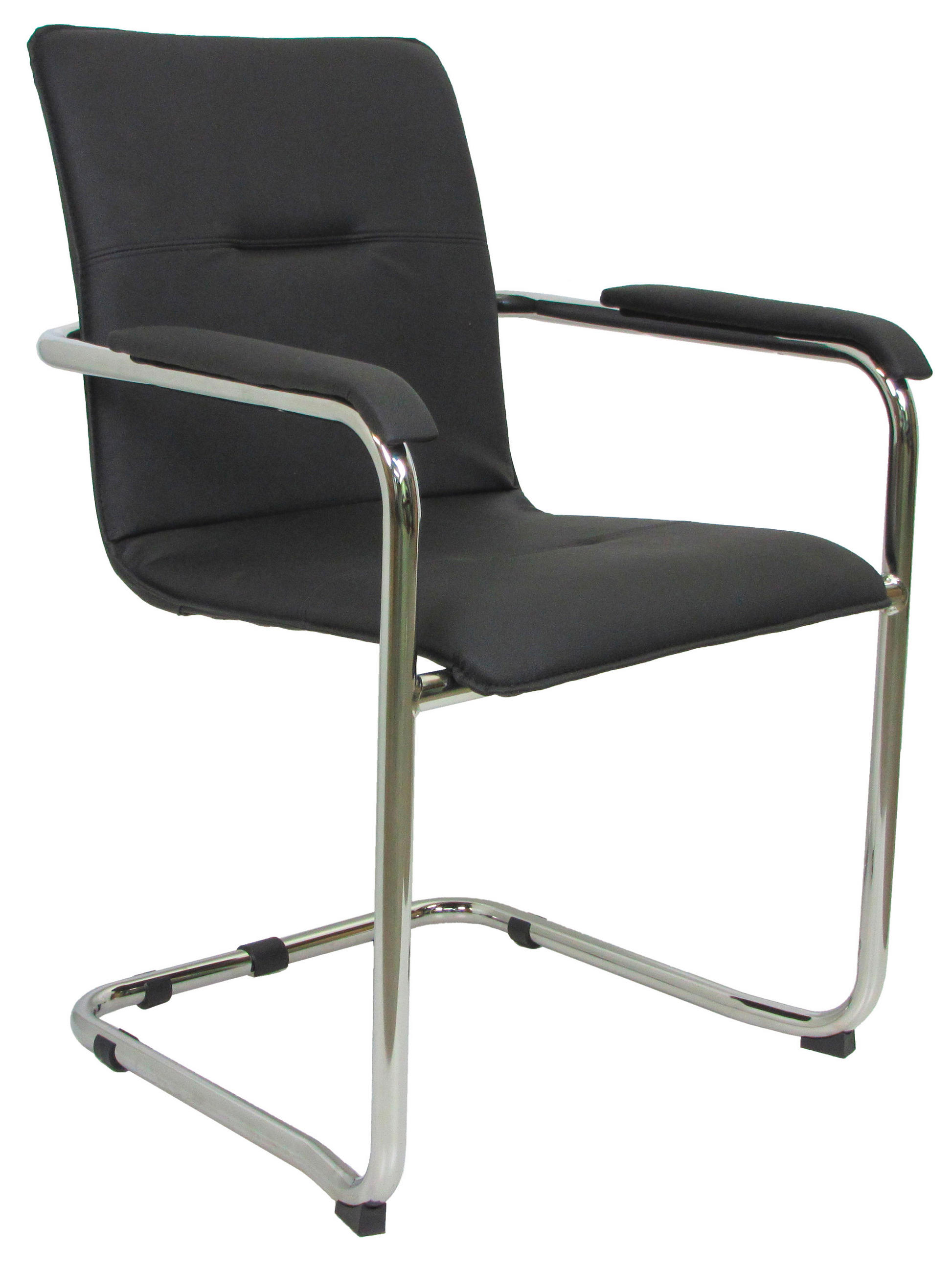 KONFERENCIJSKA STOLICA  antracit  metal  - boje kroma/antracit, Moderno, metal (55/85/45cm)
