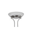 LED-DECKENFLUTER 32,5/180 cm    - Alabasterfarben/Nickelfarben, Basics, Glas/Metall (32,5/180cm) - Novel
