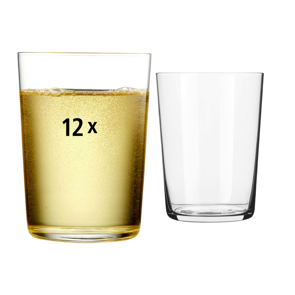 GLÄSERSET CIDRA  12-teilig  - Klar, Basics, Glas (9/12cm)