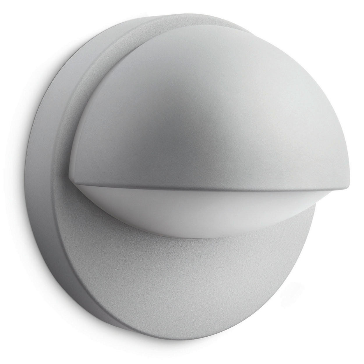 ZUNANJA STENSKA SVETILKA  JUNE       19,5/19,5/13,5 cm      - siva, Basics, kovina (19,5/19,5/13,5cm) - Philips