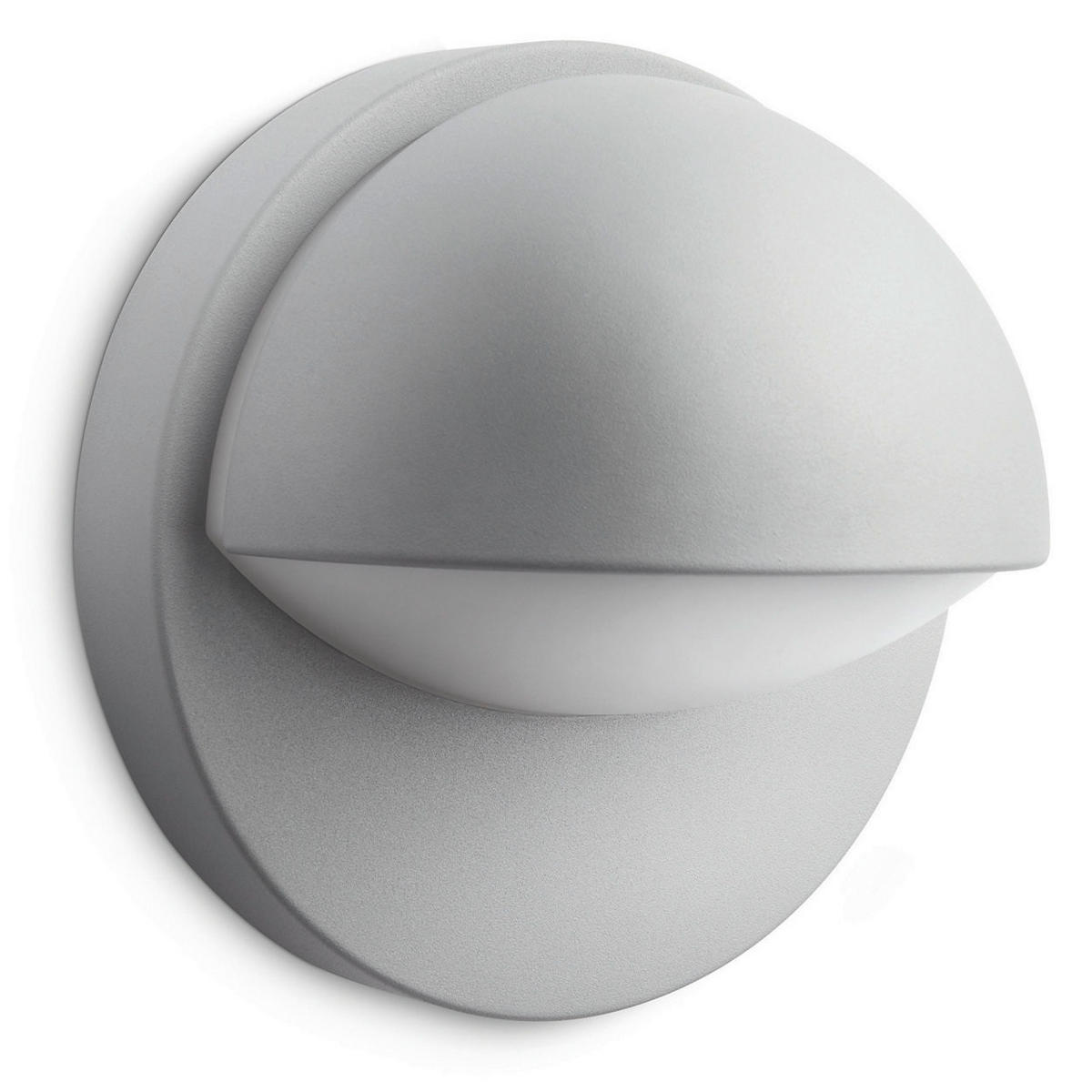 ZUNANJA STENSKA SVETILKA  JUNE       19,5/19,5/13,5 cm      - siva, Basics, kovina (19,5/19,5/13,5cm) - Philips
