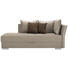 LIEGE in Textil Dunkelbraun, Beige - Chromfarben/Dunkelbraun, Design, Kunststoff/Textil (220/93/100cm) - Xora LIEGE in Textil Dunkelbraun, Beige - Chromfarben/Dunkelbraun, Design, Kunststoff/Textil (220/93/100cm) - Xora