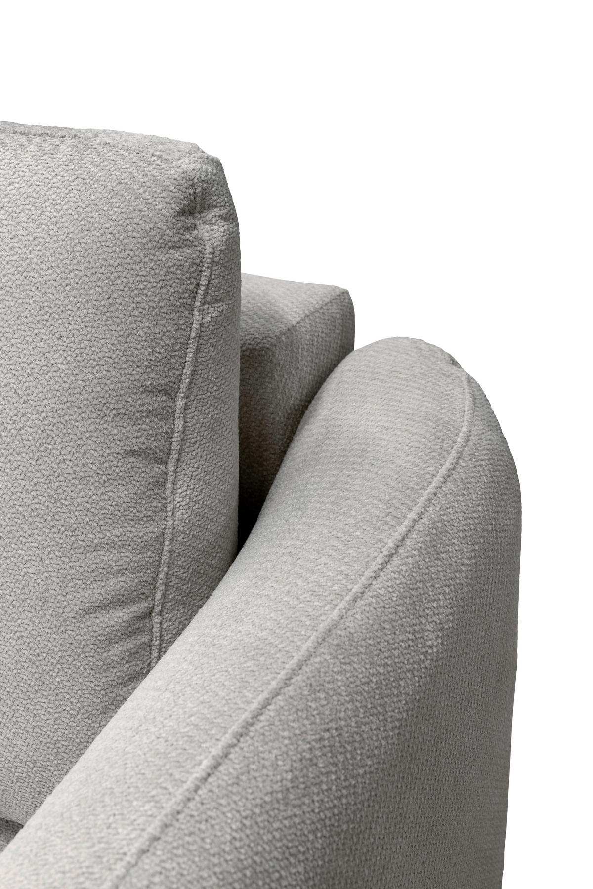 ECKSOFA PORTO Beige  - Beige/Schwarz, Design, Textil (154/270cm) - MID.YOU