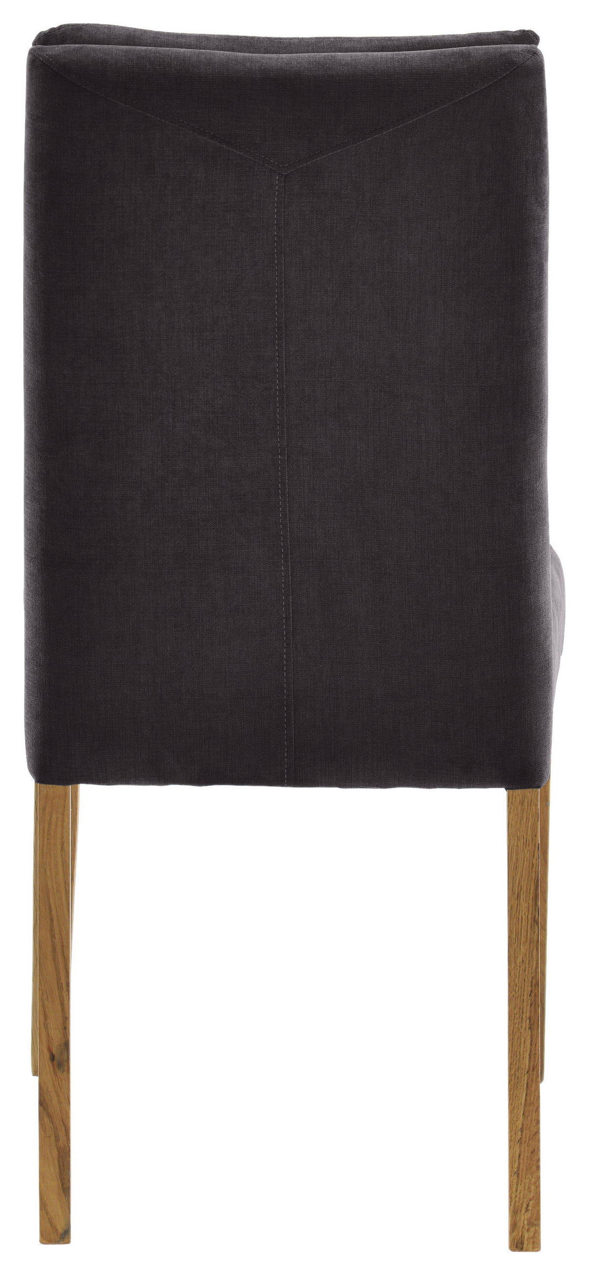 STUHL in Holz, Textil Schwarz, Eichefarben  - Eichefarben/Schwarz, KONVENTIONELL, Holz/Textil (47/95/64cm) - Cantus