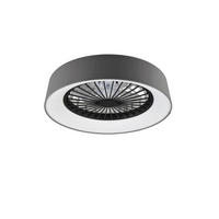 DECKENVENTILATOR - Transparent/Schwarz, Design, Kunststoff/Textil (48,0/19,5cm)