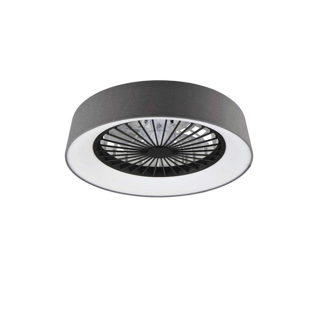 Deckenventilator Farsund Grau Schwarz D: 48 cm