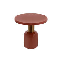 BEISTELLTISCH Koralle  - Koralle, Basics, Metall (50,5/49,5/50,5cm) - Kayoom