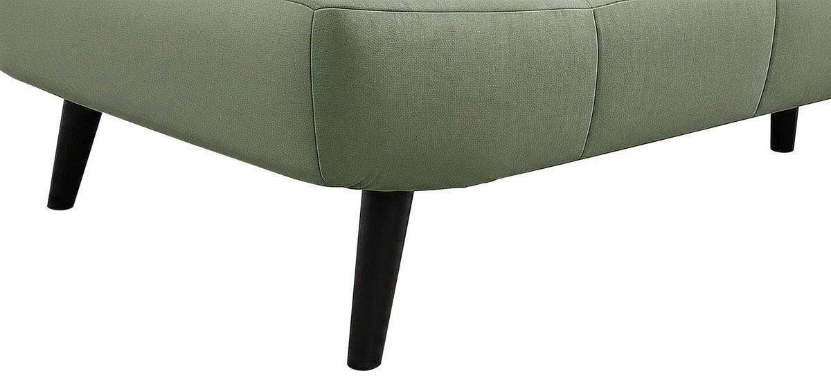 SCHLAFSOFA Flachgewebe Grün  - Schwarz/Grün, Design, Holz/Textil (183/78/92cm) - MID.YOU