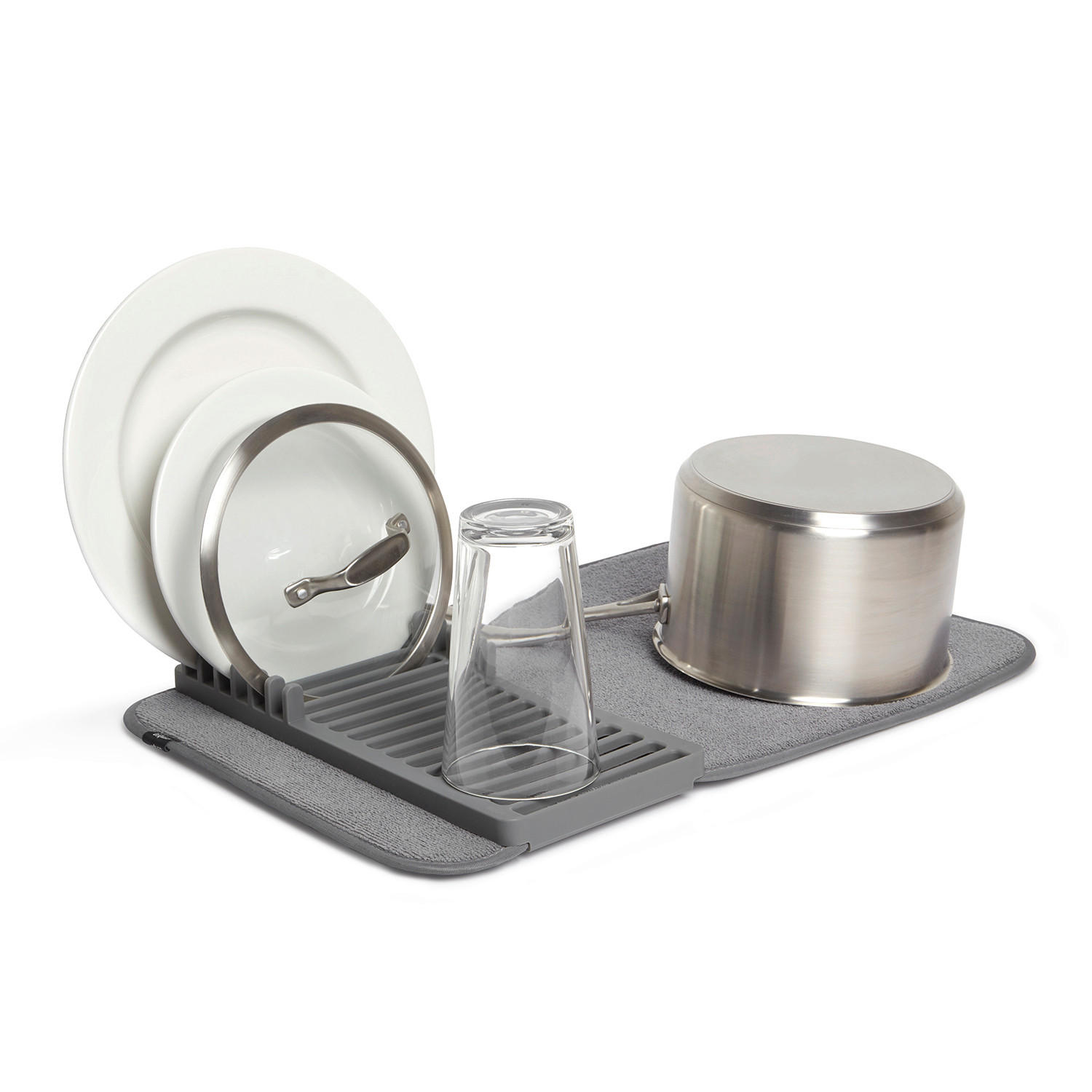OCJEĐIVAČ POSUĐA 34,29 /20,32/5,08 cm - siva, Konvencionalno, tekstil/plastika (34,29 /20,32/5,08cm) - Umbra