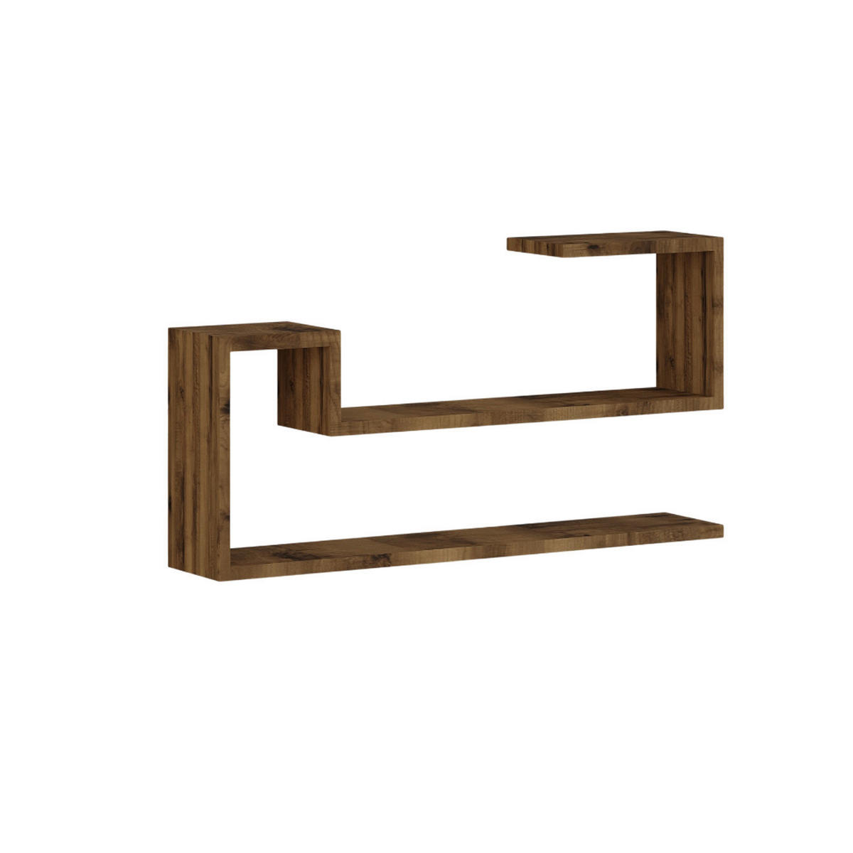 WANDREGAL Nussbaumfarben  - Nussbaumfarben, Design, Holzwerkstoff (90/41,2/17cm) - Livetastic