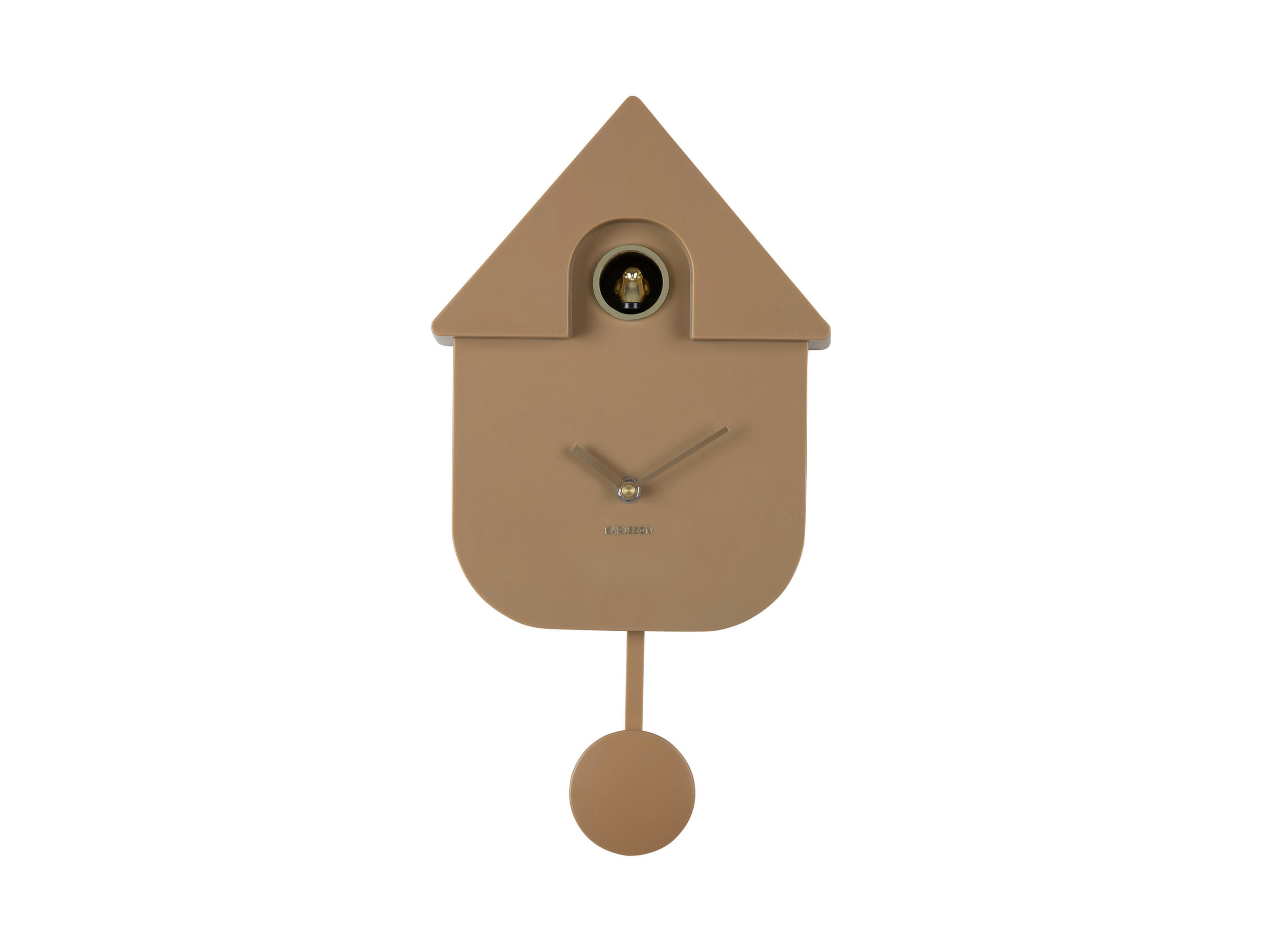 WANDUHR  Mokka  - Mokka, Basics, Kunststoff (41/21.5cm) - Karlsson