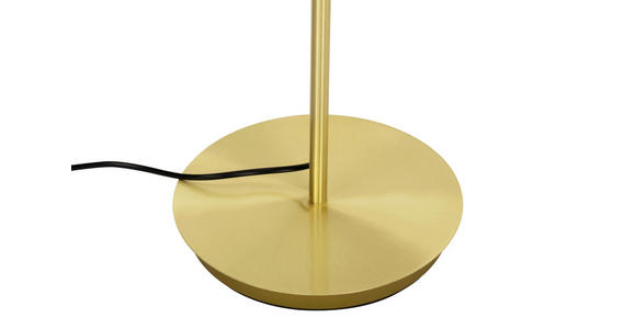 LESELEUCHTE 24/146 cm - Goldfarben/Weiß, KONVENTIONELL, Kunststoff/Metall (24/146cm) - Novel
