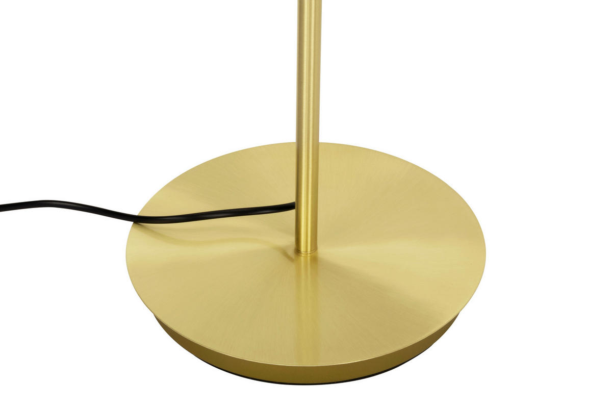 LAMPA NA ČÍTANIE, 24/146 cm  - zlatá/biela, Konventionell, kov/plast (24/146cm) - Novel