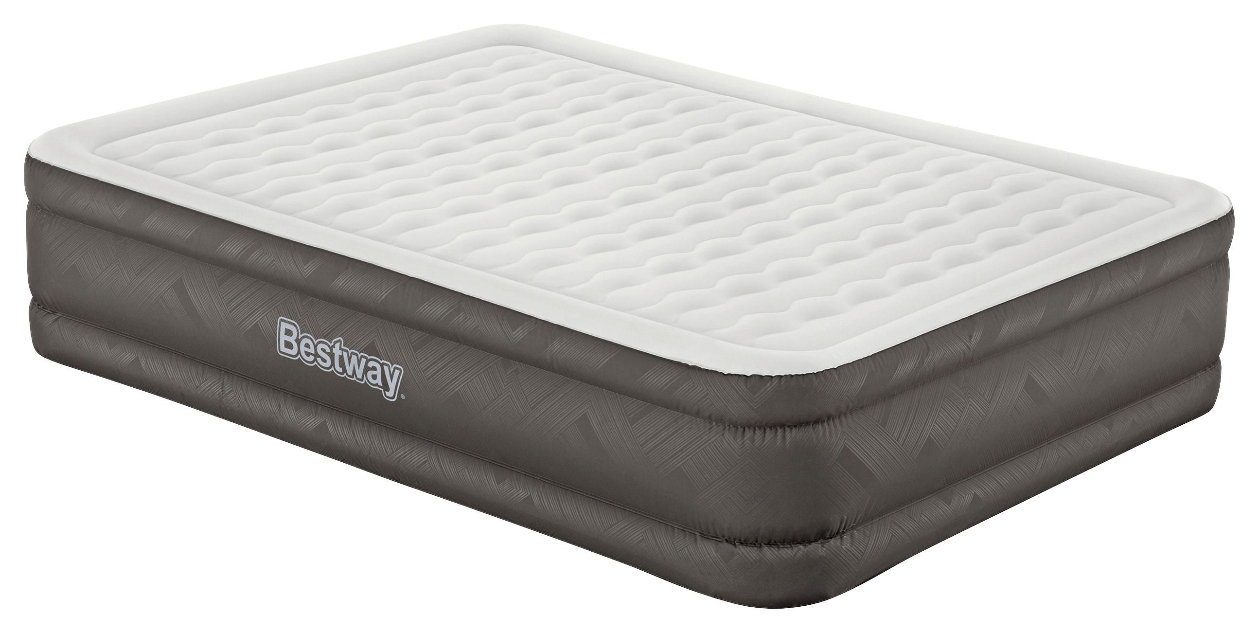 LUFTBETT FORTECH QUEEN 69050 Grau, Dunkelgrau  - Dunkelgrau/Grau, KONVENTIONELL, Kunststoff (203/152/46cm) - Bestway