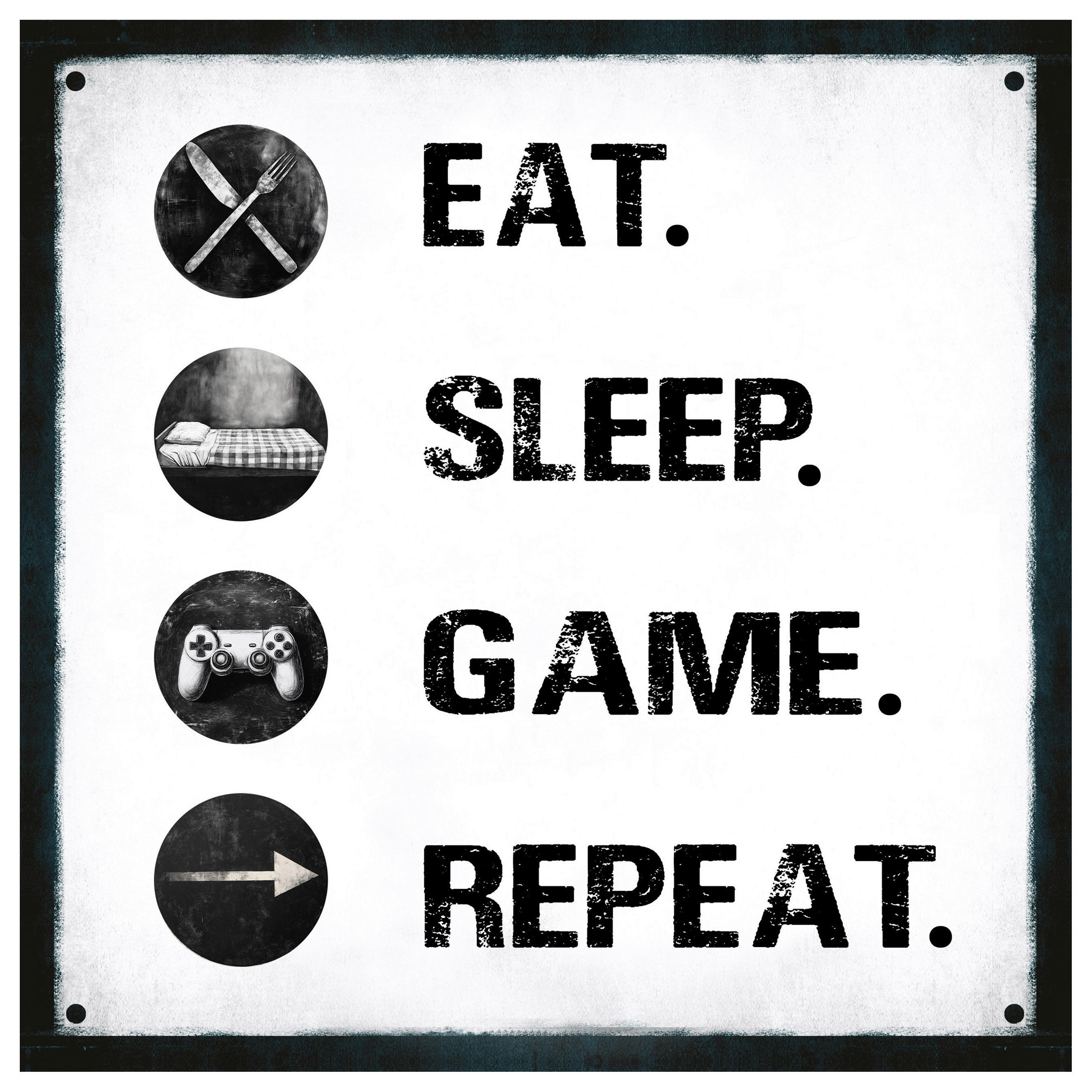 DEKOPANEEL Text 20/20/0,3 cm  - Multicolor, Basics, Holz (20/20/0,3cm)