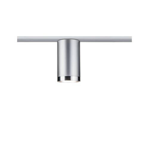 SCHIENENSYSTEM-STRAHLER URail 6,5/12,8 cm   - Chromfarben, Basics, Kunststoff/Metall (6,5/12,8cm) - Paulmann
