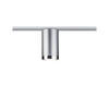 SCHIENENSYSTEM-STRAHLER URail 6,5/12,8 cm   - Chromfarben, Basics, Kunststoff/Metall (6,5/12,8cm) - Paulmann
