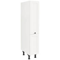 APOTHEKERSCHRANK Cascada 30/168/58 cm Weiß  - Schwarz/Weiß, MODERN, Holzwerkstoff/Metall (30/168/58cm) - Nobilia