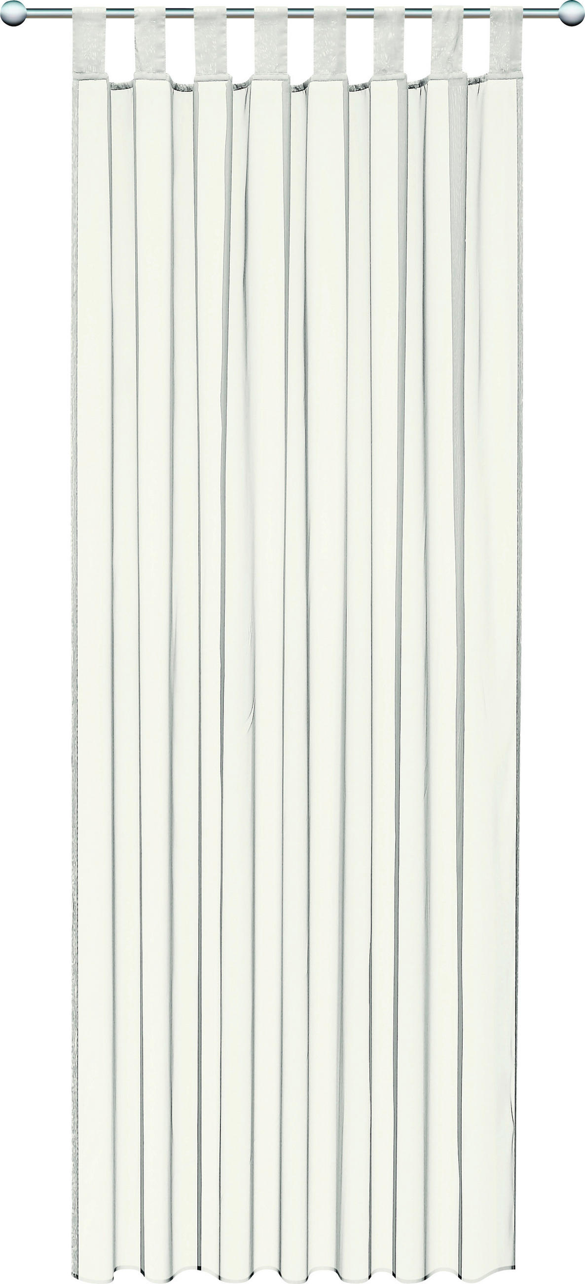 ZAVESA SA PETLJAMA ZA KAČENJE prirodna boja - prirodna boja, Osnovno, tekstil (140/245cm) - Boxxx