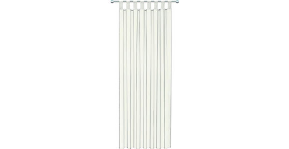 SCHLAUFENVORHANG transparent - Naturfarben, Basics, Textil (140/245cm) - Boxxx