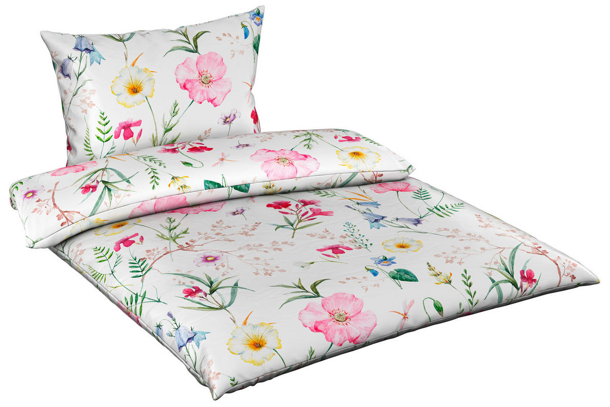 POSTELJINA LULU 140/200 cm saten višebojna  - višebojna, Konvencionalno, tekstil (140/200cm) - Esposa