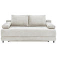 SCHLAFSOFA  in Cord Naturfarben  - Schwarz/Naturfarben, KONVENTIONELL, Holz/Textil (196/96/103cm) - Carryhome